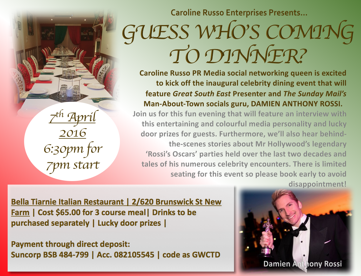 guess who's guess dinner april 2016